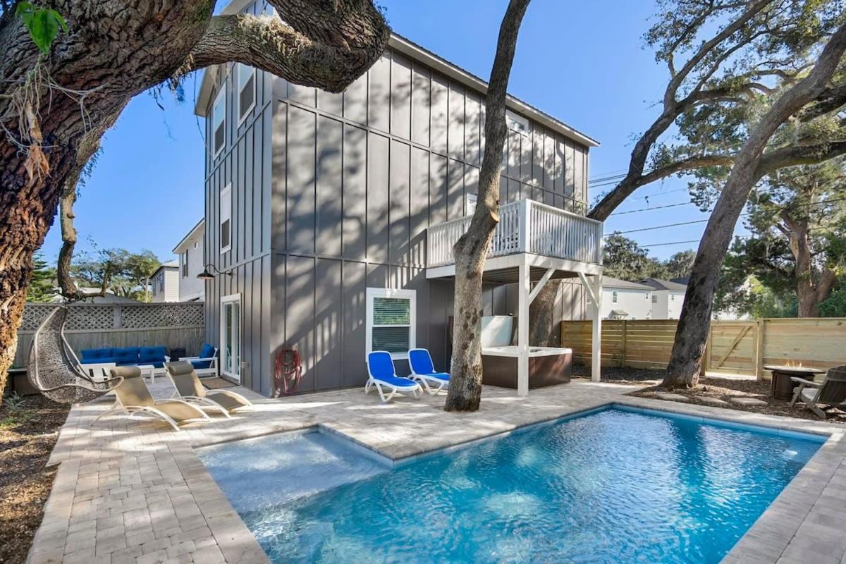 Downtown St Aug Home By Fountain Of Youth Pool Spa By Beach Add Golf Cart Сент Августин Екстериор снимка